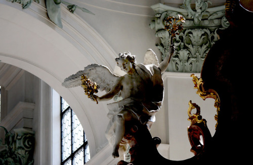 sainted-places:Sculptures, princely abbey, St. Gallen, Switzerland. (August 2018)