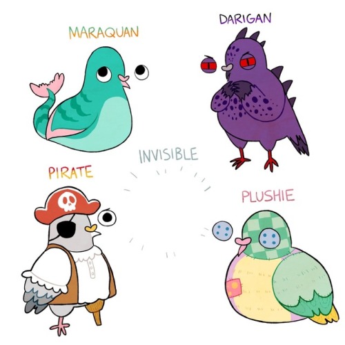 chuckdrawsthings:pigeons + neopets paintbrushes