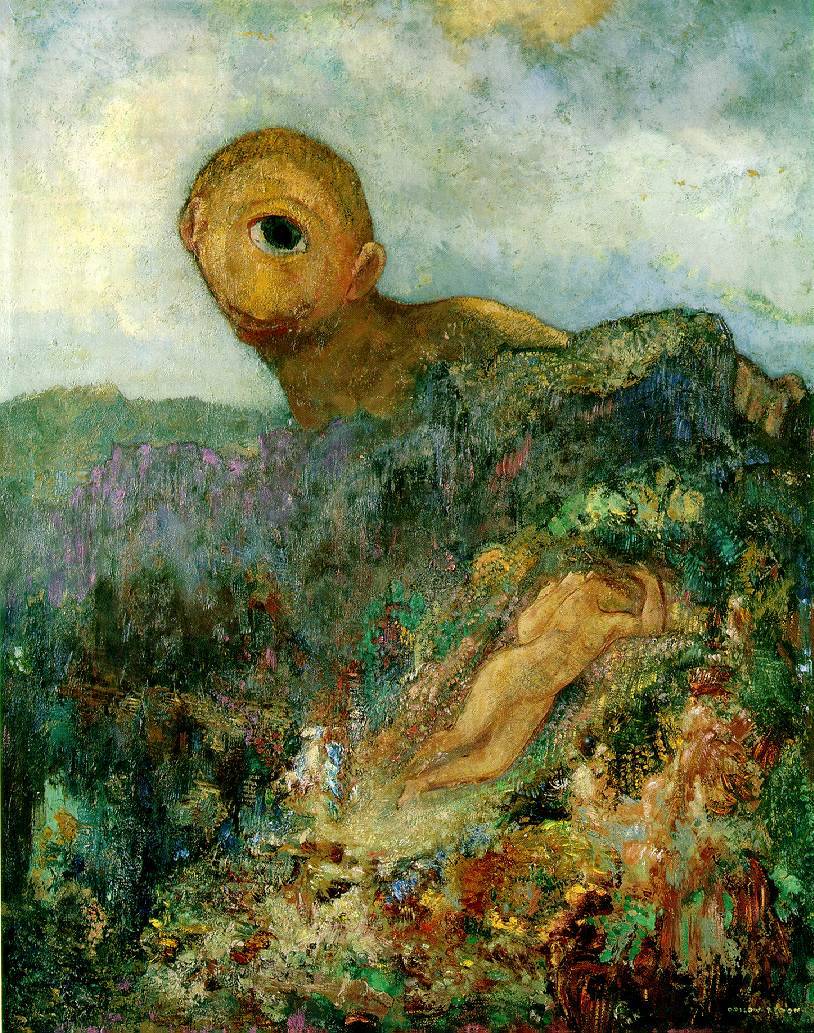 rebloginart:  Odilon Redon: The Cyclops 1898, Kroller-Muller Museum, Otterlo, The