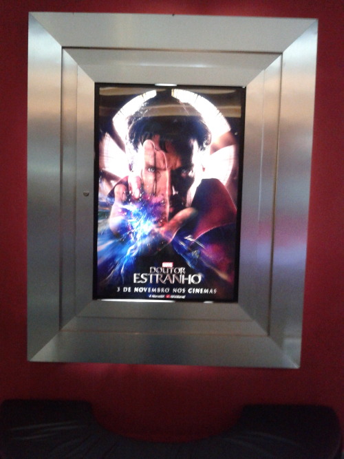 Doctor Strange Movie Posters In Brazil! Wow! That Was Fast! I Loved The Silver Frame!
