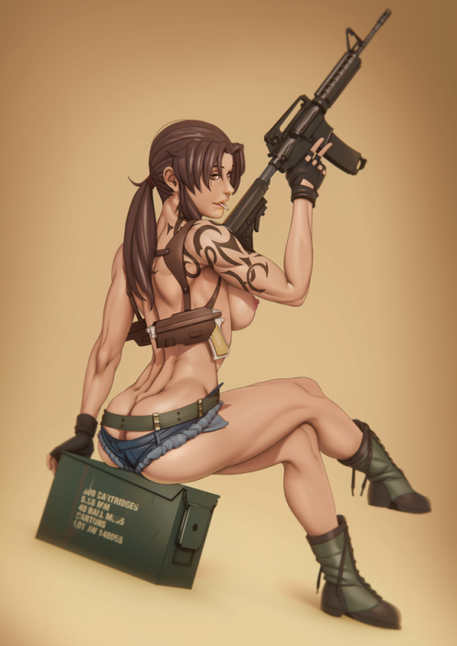 raftyverse: johndoe-art:  Powered by Patreon PIXIV | Patreon  Suddenly I miss drawing Revy… 