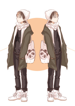 chellokoru:  Noya-san in my outfit today