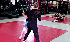 kellymagovern: Ronda Rousey training for