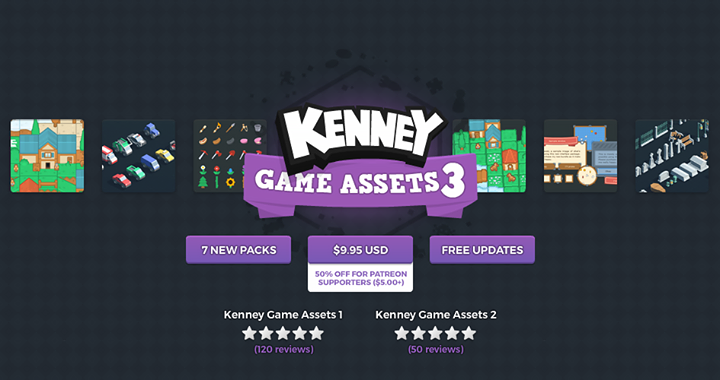 Kenney Free Game Assets in Environments - UE Marketplace