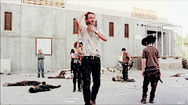 rottenwasp:Rick vs Michonne gif battle with @princessmichonne | Round Eight: Coping→ After it happen