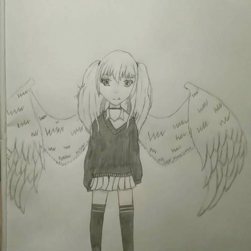 Lol At Least I Tried! #angel #Manga #drawing #cute #littlegirl #wings