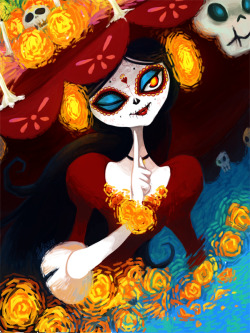 kynimdraws:  I just watched “Book of Life”