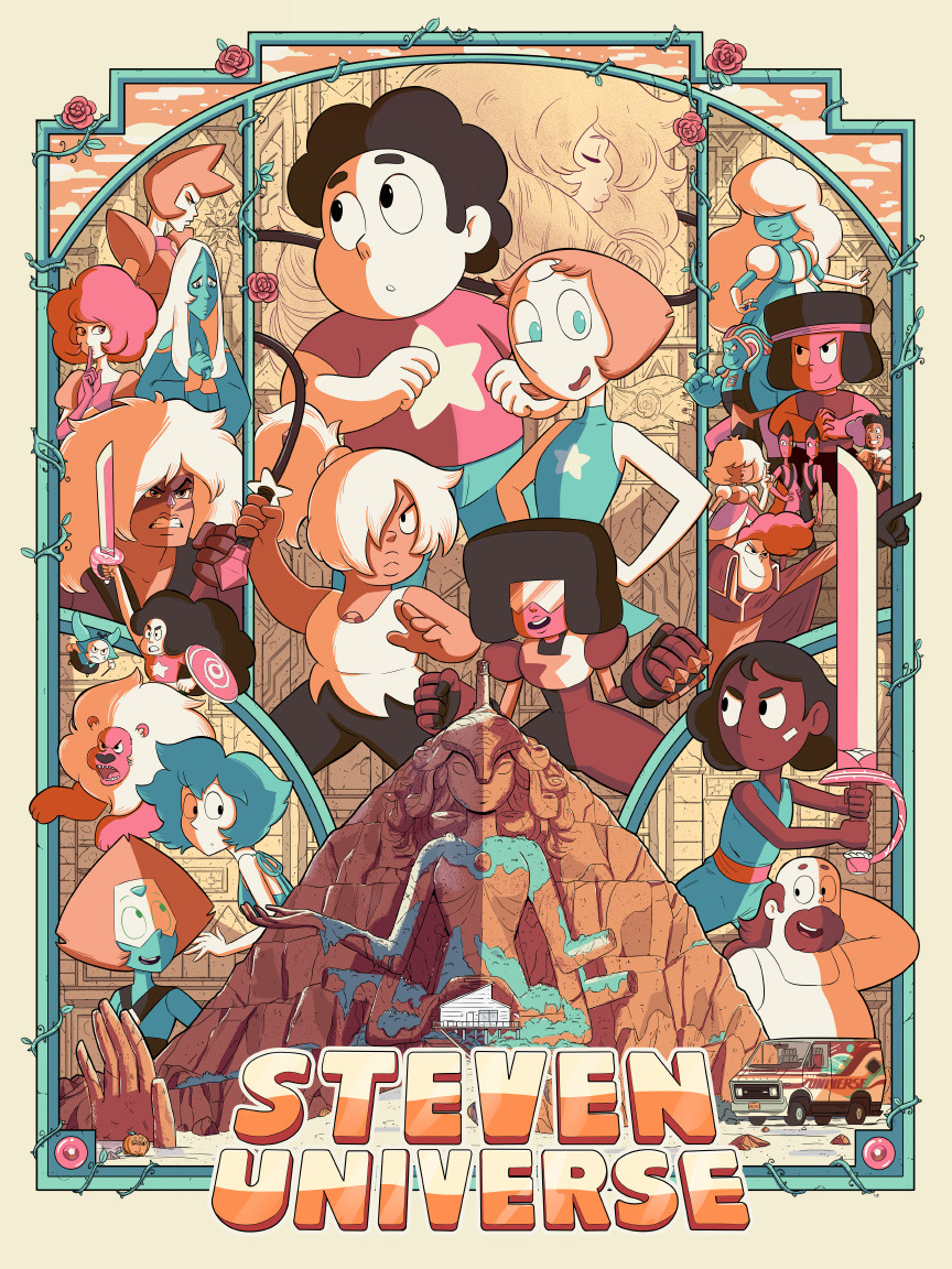 cubedcoconut: It’s done! I finally finished my big SU print!!  I’m really excited