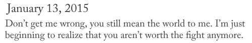 everything & nothing & everything you're not.