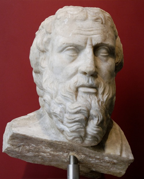 Portrait of Herodotus.  Roman copy of a Greek original dating to the early 4th cent. BCE.  