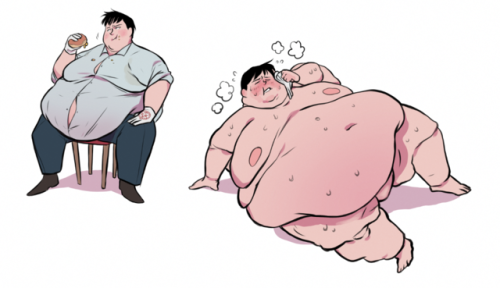 softbodlover:  Mustang weight gain sequence for @gummyfat  Thank you for commissioning me!  Sexy car