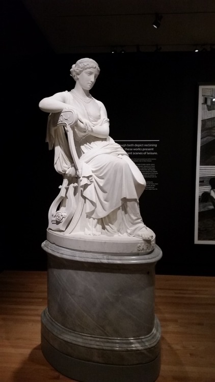 Before Hayley Kiyoko, there was Sappho.[William Wetmore Story, Sappho, 1862-1867, marble; Crystal Br