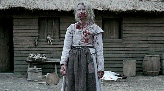 violadvis:WOMEN COVERED IN BLOOD IN CINEMA:Carrie (1976)Gone Girl (2014)Assassination Nation (2018)J