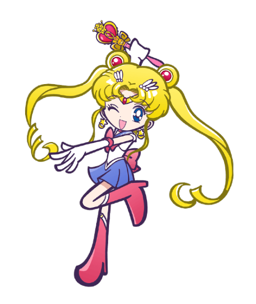 landofanimes: Sailor Moon Crystal x PuyoPuyo!!QuestCollaboration #2 Double Moon x2