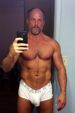 horny-dads:  Real Daddy of the Day horny-dads.tumblr.com  So need to find me a Dad like this. Just a horny boy.