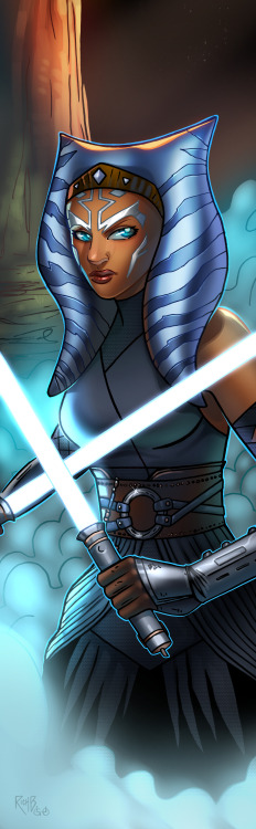 Finally! A character a lot of people have been asking me to draw - Ahsoka Tano! And after stealing t