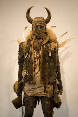 peoplelikeliz:  wednesdaysnecropolis:  The Eighth Day. A collaborative exhibition by Colby Vincent Edwards, William Franevsky, and Jarrett Scherff   My future zombie apocalypse outfit. Nbd.