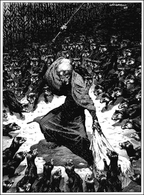 brianmichaelbendis:  Bernie Wrightson ~ Stephen King’s “the Stand” Portfolio. This is part 1 of 2.
