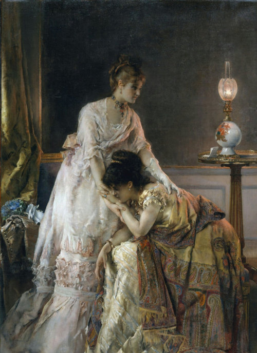 loumargi: After the Ball Alfred Stevens (1823–1906)