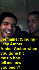 ladyanastaciaspencer:  Au Meme: J. Cole gets drunk one night and starts acting goofy he then starts talking about Amber (Sevyn Streeter) in a somewhat intimate way, Drake records it a puts it on his instagram, him being drunk too and not thinking all