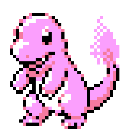 sylveon-princess:  pastel charmander line | edit by sylveon-princess 