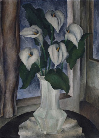 Still Life with Calla LilliesMarguerite Thompson Zorach (American, 1887–1968)