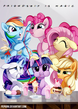 ponybalderdashery:  pepoodraws:  Friendship is magic - Bronycon 2015 by pepooni the last out of 5 prints i’ll be bringing with me to bronycon. I’m very exited about attending and having a fun time meeting everyone in general :) If you want to pick