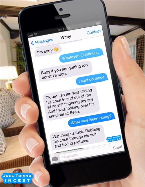 joeltorridisurdaddy:  VACATION ALONE WITH THE BOYS  A wife’s text conversation with her husband about her vacation with their two sons.  Part 2 of 5