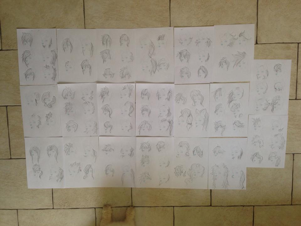 My thesis work : Anthro Character Generator application progress update. I was working