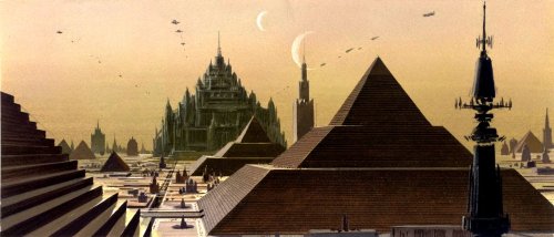 darth-lumines:                     Ralph McQuarrie Concept Art - Coruscant