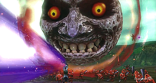 cavalier-renegade:dragonitedelight:Hyrule Warriors + Majora’s Mask DLC ★|☆   RULES OF NATURE!!!  that is just epic! O oO