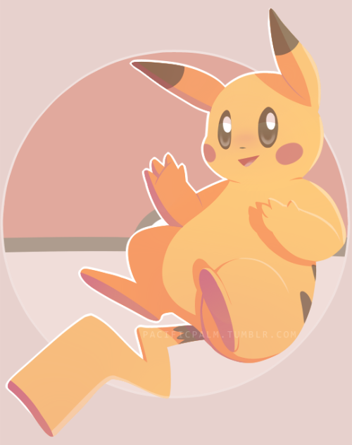 Cleaned up an old sketch tonight! My great grandmother recently sent me a Pikachu drawing I made whe