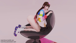 mavixtious: D.Va Palanquin pinup. Better