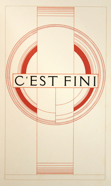 design-is-fine:François-Louis Schmied, artwork for Le Livre de la vérité de parole, 1929. – “I am a 