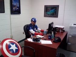 cosplay-paradise:  They said wear something patriotic to work today. Challenge accepted.cosplayparadise.net 