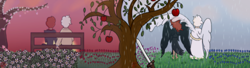 “It starts, as it will end, with a garden” As I lack any self control I had left, I deci
