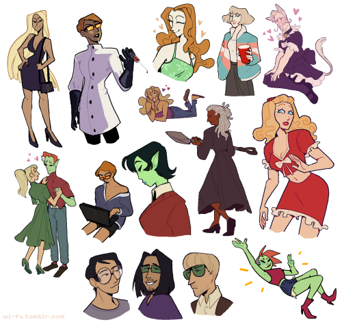 a bunch of sims drawpiles crammed together