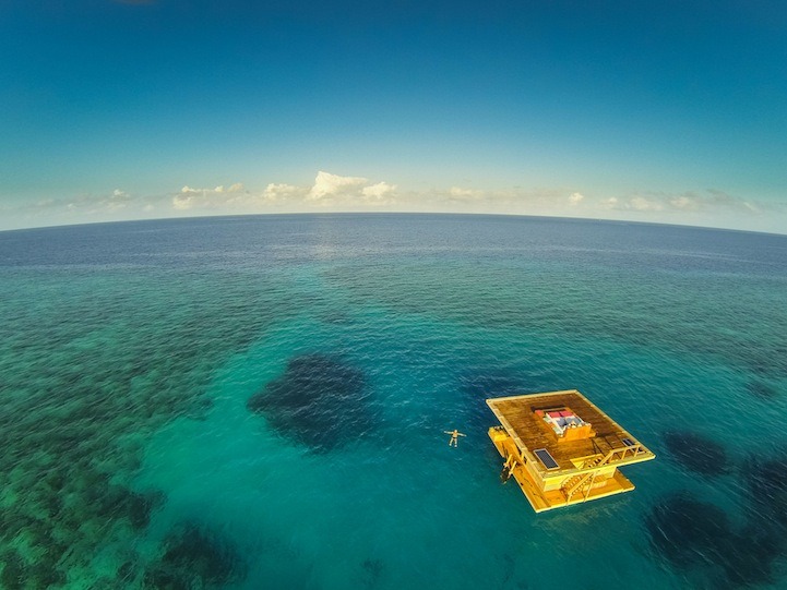 ryanpanos:  Floating Hotel with an Underwater Room | Mikael Genberg | Via The Manta
