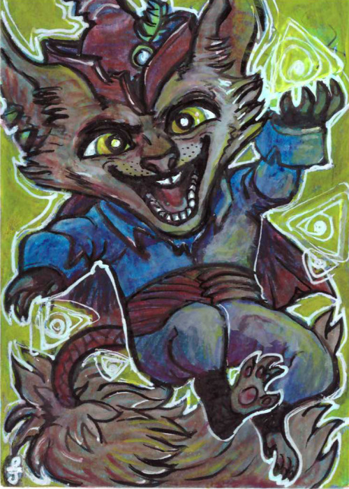 My ACEO trade part with Andrea Hines (Andreahinesart on Tumblr) aka Soulwithin465! It’s been a