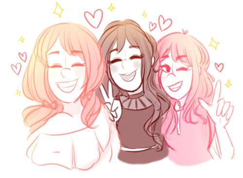 some lisas with her friends i forgot to post here uwu