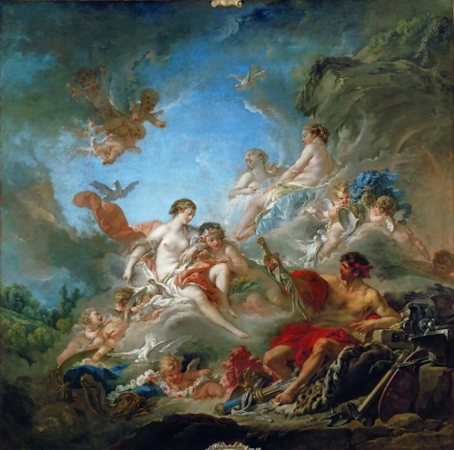 loumargi: Boucher, Francois - Vulcan handing Venus weapons for Aeneas