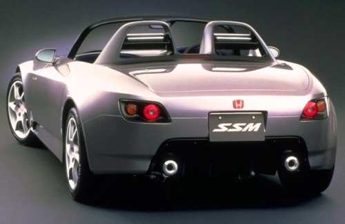 Honda SSM, 1995, by Pininfarina. The Sport Study Model was a prototype for what became the Honda S20