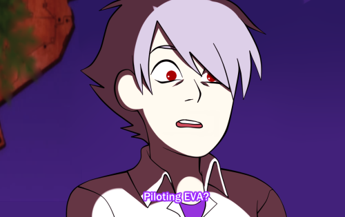 chrismcfeely:  dante-shallucination:  “We need to talk” Steven Universe/Evangelion X-overPart 1  Get in the fucking giant woman, Shinji.