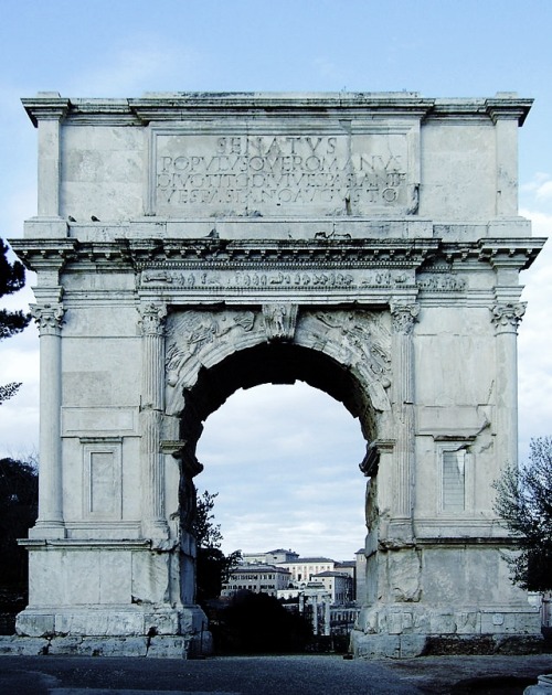 last-of-the-romans:The Arch of Titus. 1st century AD.