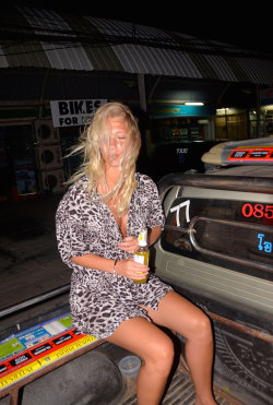 nakedgirlsdoingstuff:  Partying in Thailand.