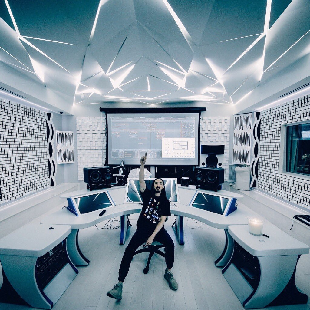 Soundrooms — A glimpse into Steve Aoki's futuristic new studio.