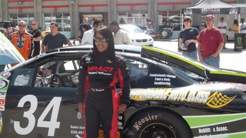 lagonegirl:  TIA NORFLEET - THE FIRST BLACK FEMALE NASCAR Driver Proudly racing as number 34, She carries on the tradition and legacy of the great African-American drivers to come before her. Tia Norfleet is making Black History and I’d like her to