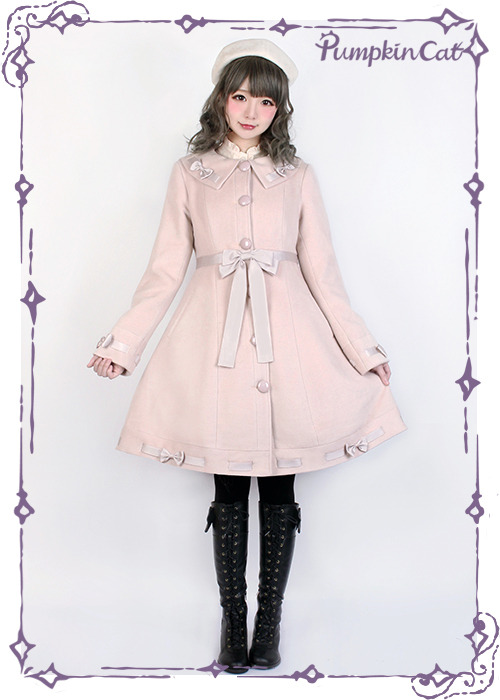 lolita-wardrobe: New Release: Pumpkin Cat 【-A Little Lady-】 Lolita Coat ◆ Quick Delivery To Worldwide! >>> https://lolitawardrobe.com/pumpkin-cat-a-little-lady-sweet-lolita-winter-coat_p4710.html 