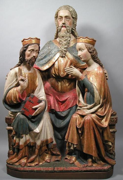 Coronation of the Virgin,15th c. Austria