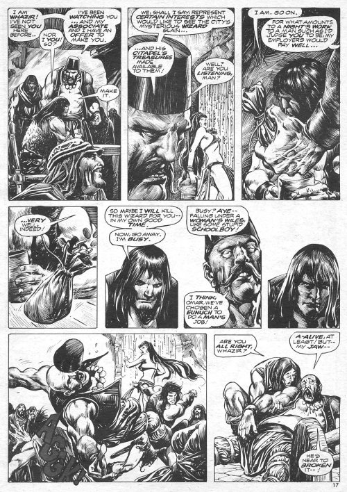 the-gershomite:The Savage Sword of Conan #7 August 1975 “The Citadel at the Center of Time” (part 2: